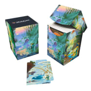 Bloomburrow - 100+ Deck Box - Blue - Island Thumb Nail