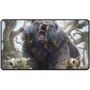 Bloomburrow - Black Stitched Playmat (Special Artist 2) - Lumra, Bellow of the Woods Thumb Nail