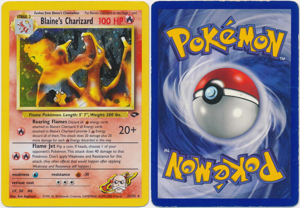 Unique image for Blaine's Charizard - 2/132