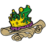 Heavy Metal Magic Fabled Friends Pin Set - The Frog Prince Thumb Nail