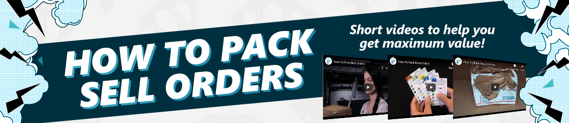 How to Pack Sell Orders. Video tutorials to help you get maximum value!