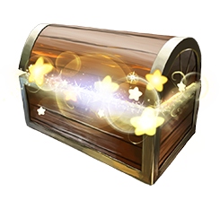 Open glowing treasure chest