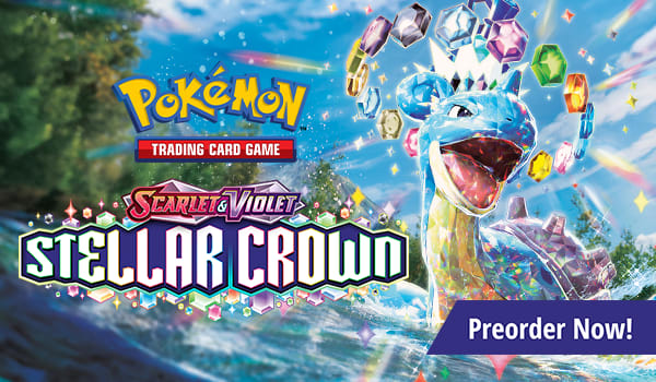 Preorder Pokemon Scarlet and Violet: Stellar Crown today!