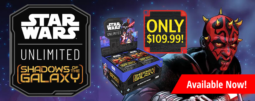 Star Wars: Unlimited Shadows of the Galaxy booster box only $109.99!