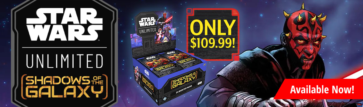 Star Wars: Unlimited Shadows of the Galaxy booster box only $109.99!