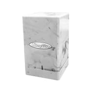 Ultra Pro: Marble Satin Tower Deck Box - Black/White Thumb Nail